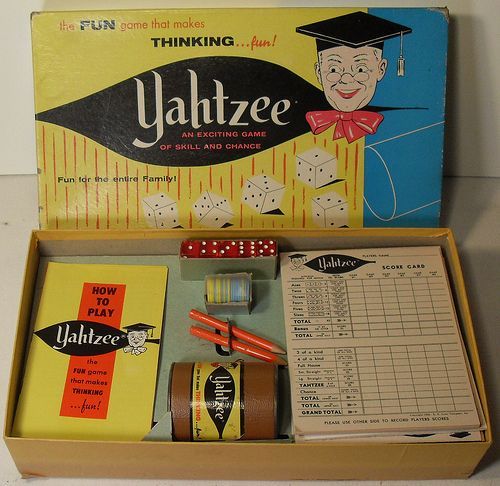 Ancient Yahtzee Board Game