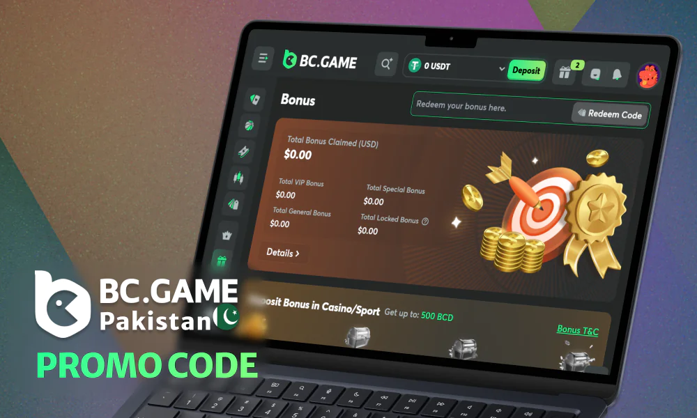 BC Game constantly offers different bonus codes for players from Pakistan