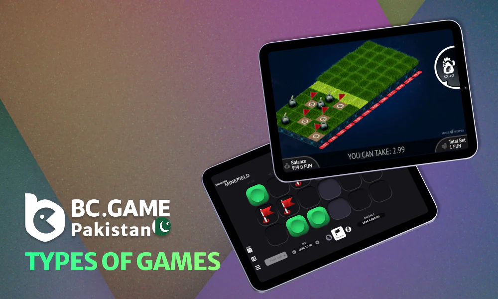 Types of Mines in BC Game in Pakistan